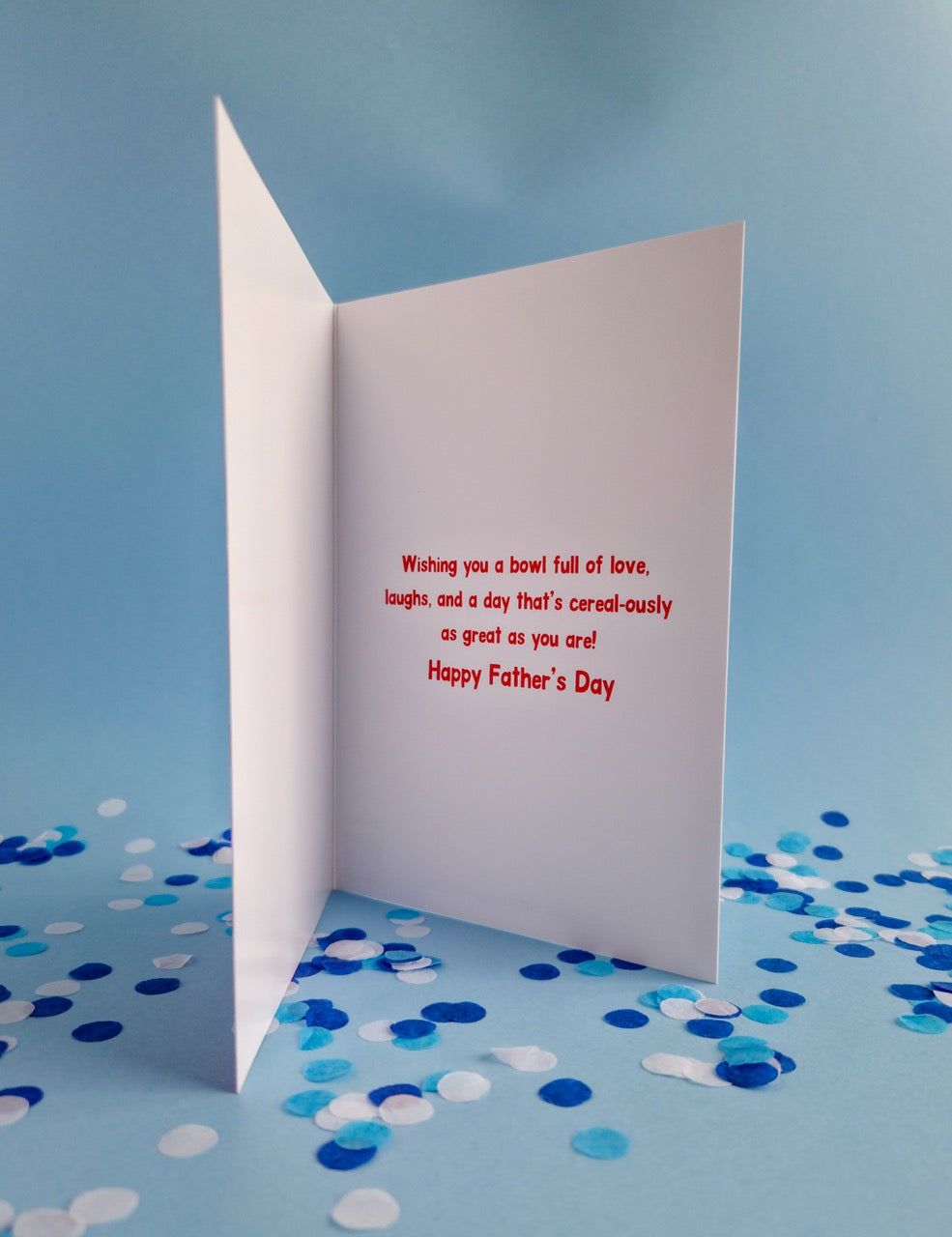 Cereal-ously The Best Father’s Day Card - 5x7 Greeting Card