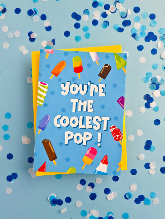 Coolest Pop Father’s Day Card - 5x7 Greeting Card