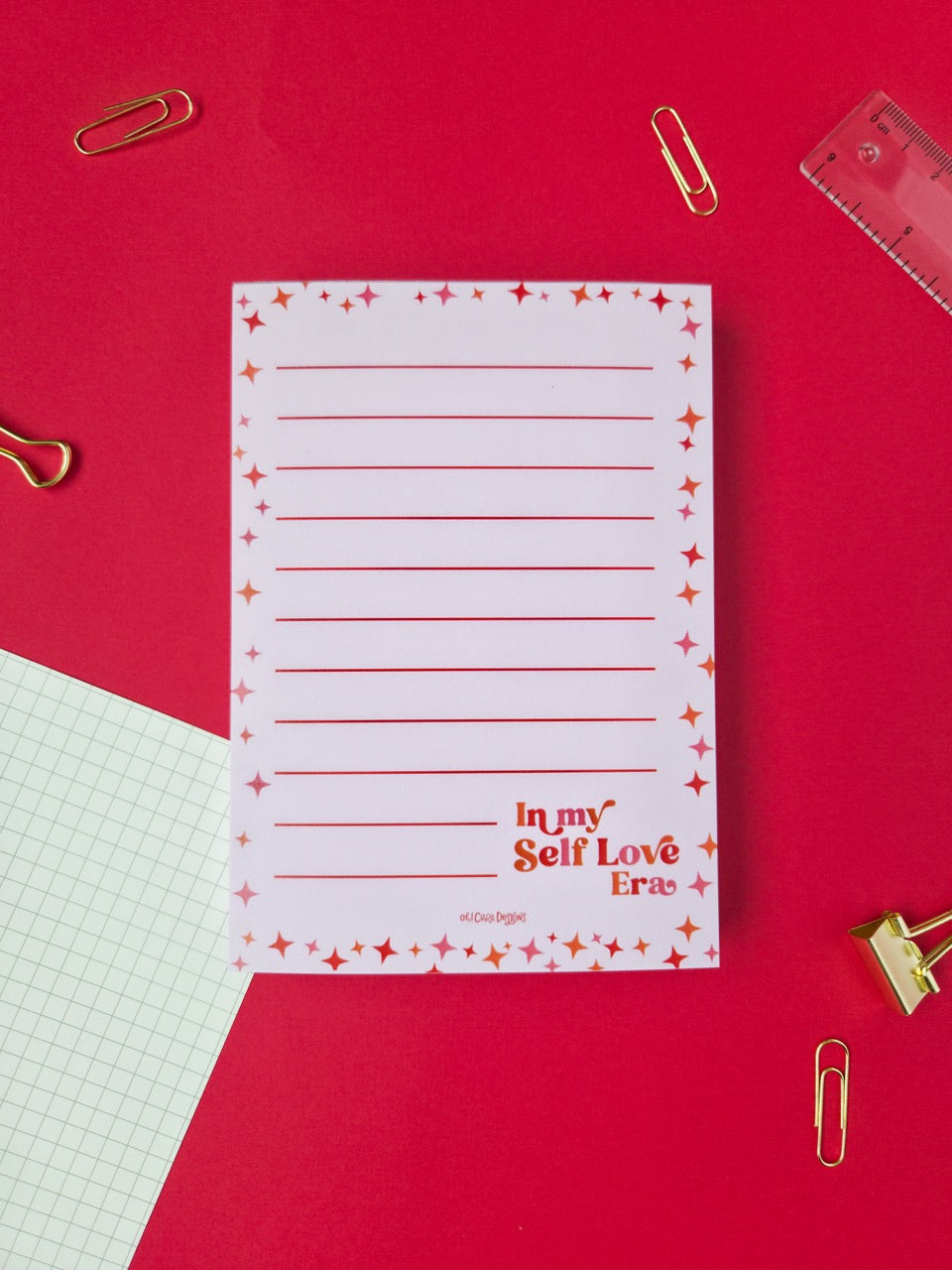 In My Self Love Era Notepad - A6 Lined Notepad