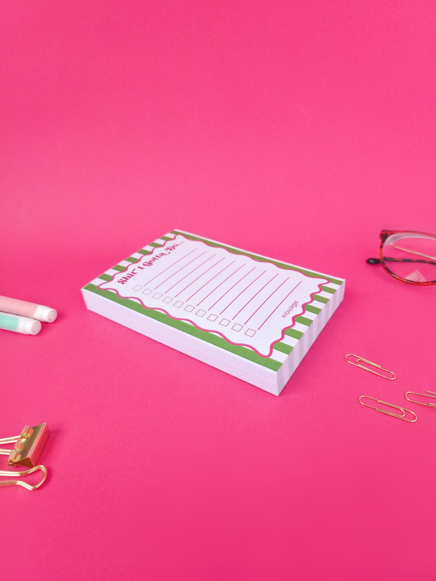 Shit I Gotta Do Notepad - A6 Checklist Notepad