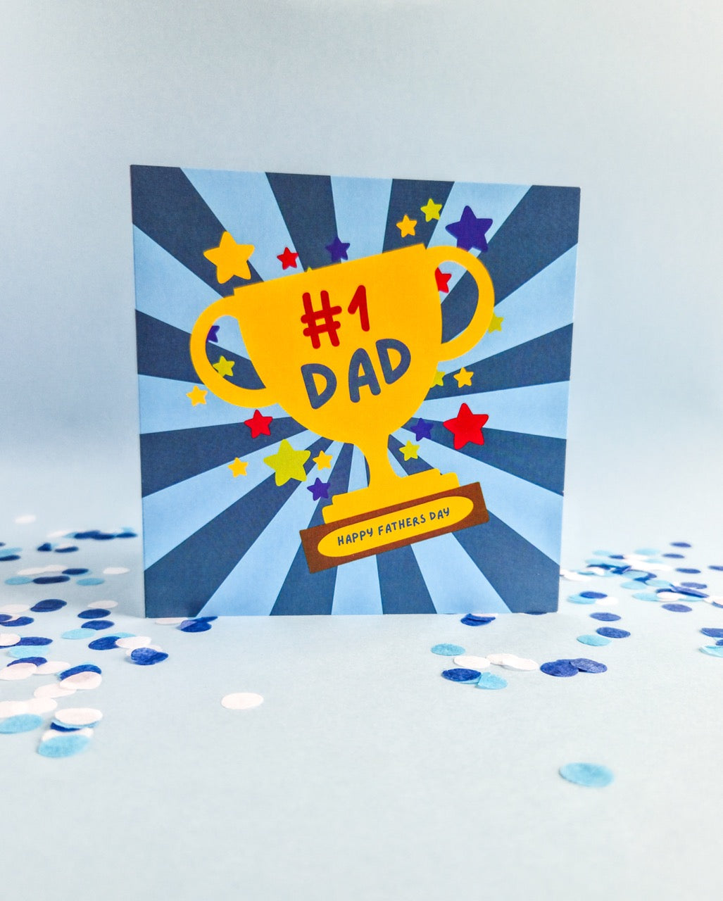 Trophy Father’s Day Card - 14x14cm Greeting Card