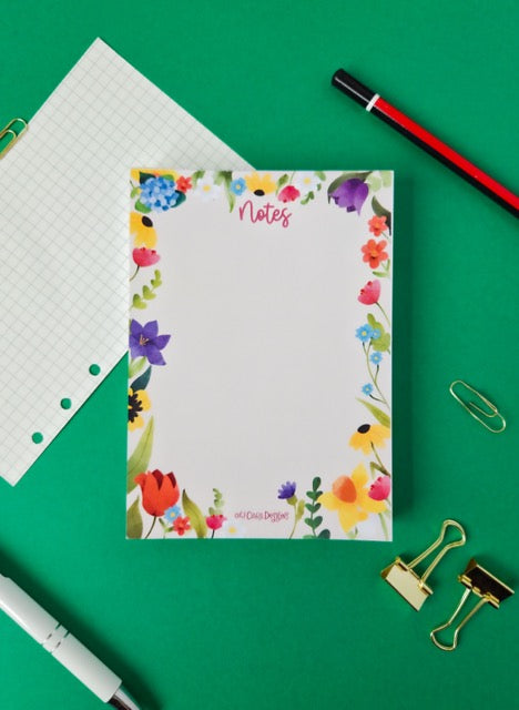 Wildflower Notepad - A6 Notepad
