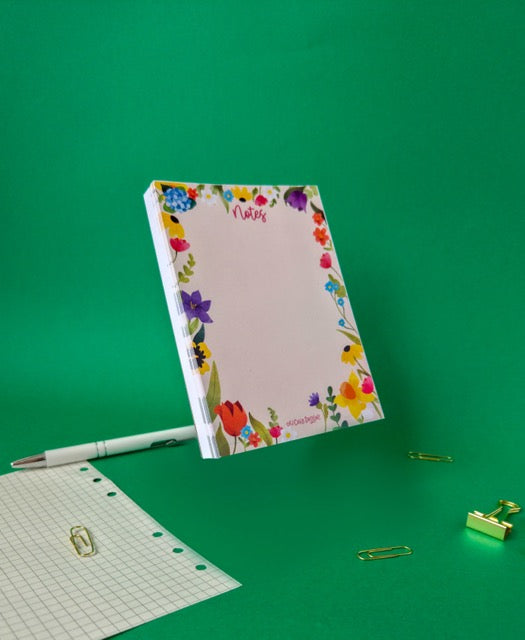 Wildflower Notepad - A6 Notepad