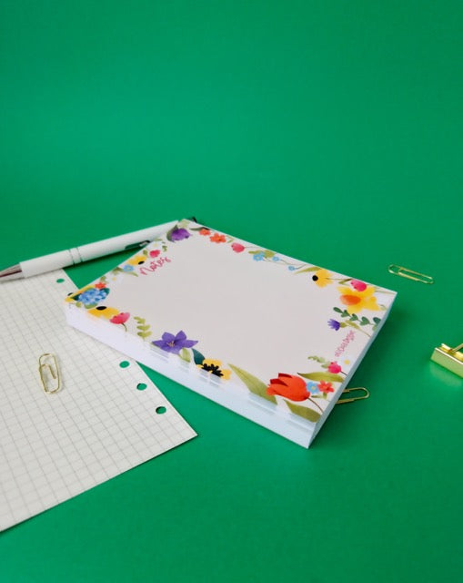 Wildflower Notepad - A6 Notepad