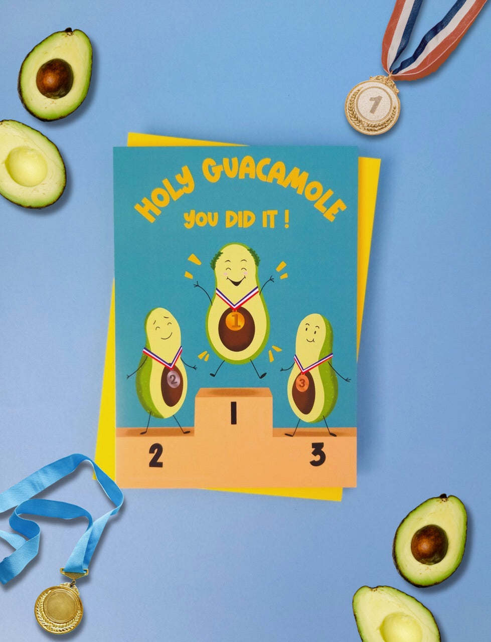 Holy Guacamole You Did it ! - 5”x7” Greeting Card